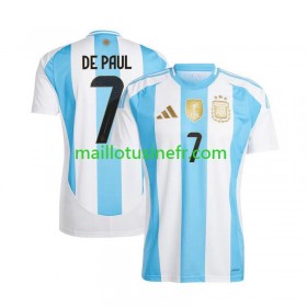 Maillot de Foot Argentine De Paul 7 Copa America Domicile 2024